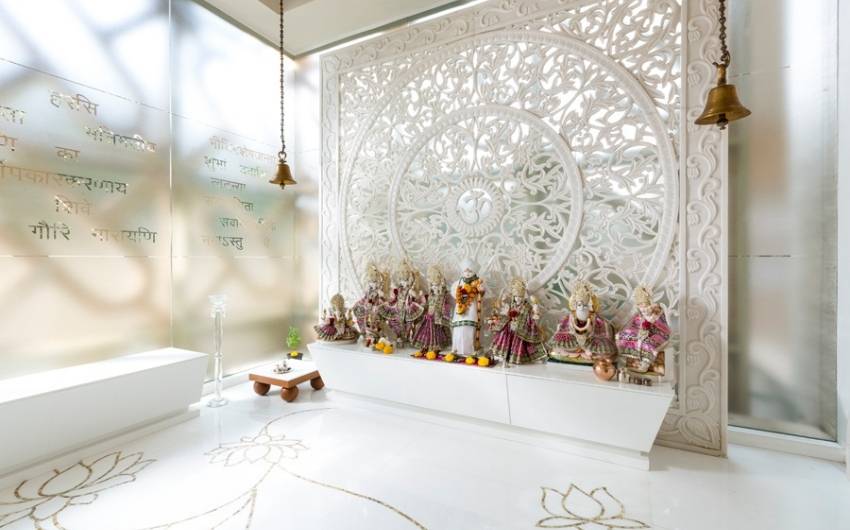 Pooja Room Wallpaper Designs for Your Home Mandir | Beautiful Homes