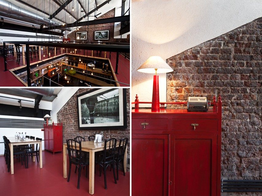 industrial look with the use of quirky accessories