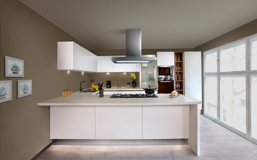 Modular kitchen compact interior design - Beautiful Homes