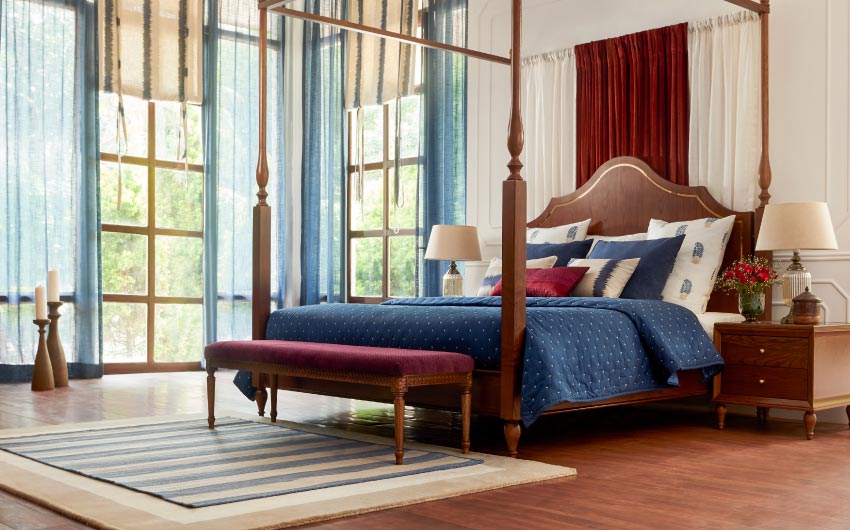 Four poster beds to add luxury in your bedroom interiors - Beautiful Homes