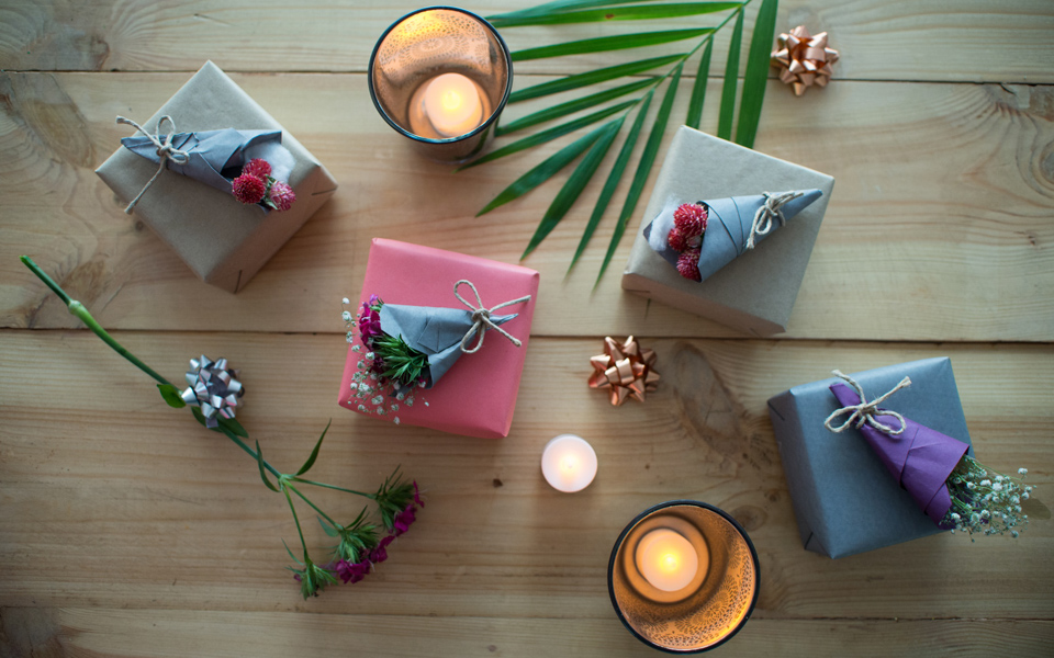 DIY boxes for gift wrapping