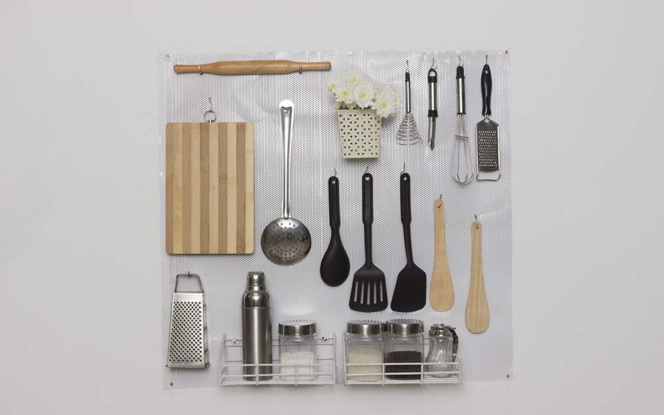 Simple Way To Make Your Kitchen Interior Design Pegboard - Beautiful Homes