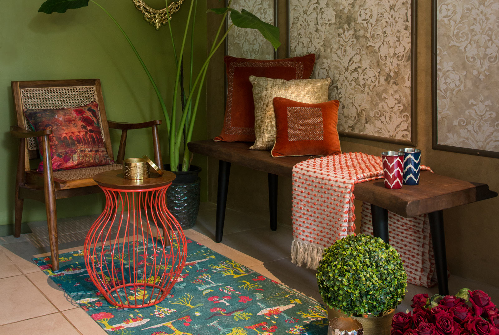Diwali Home Décor Ideas With Festive Corner Setting - Beautiful Homes