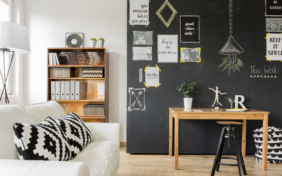 the easy ways to uplift your space using words and prints