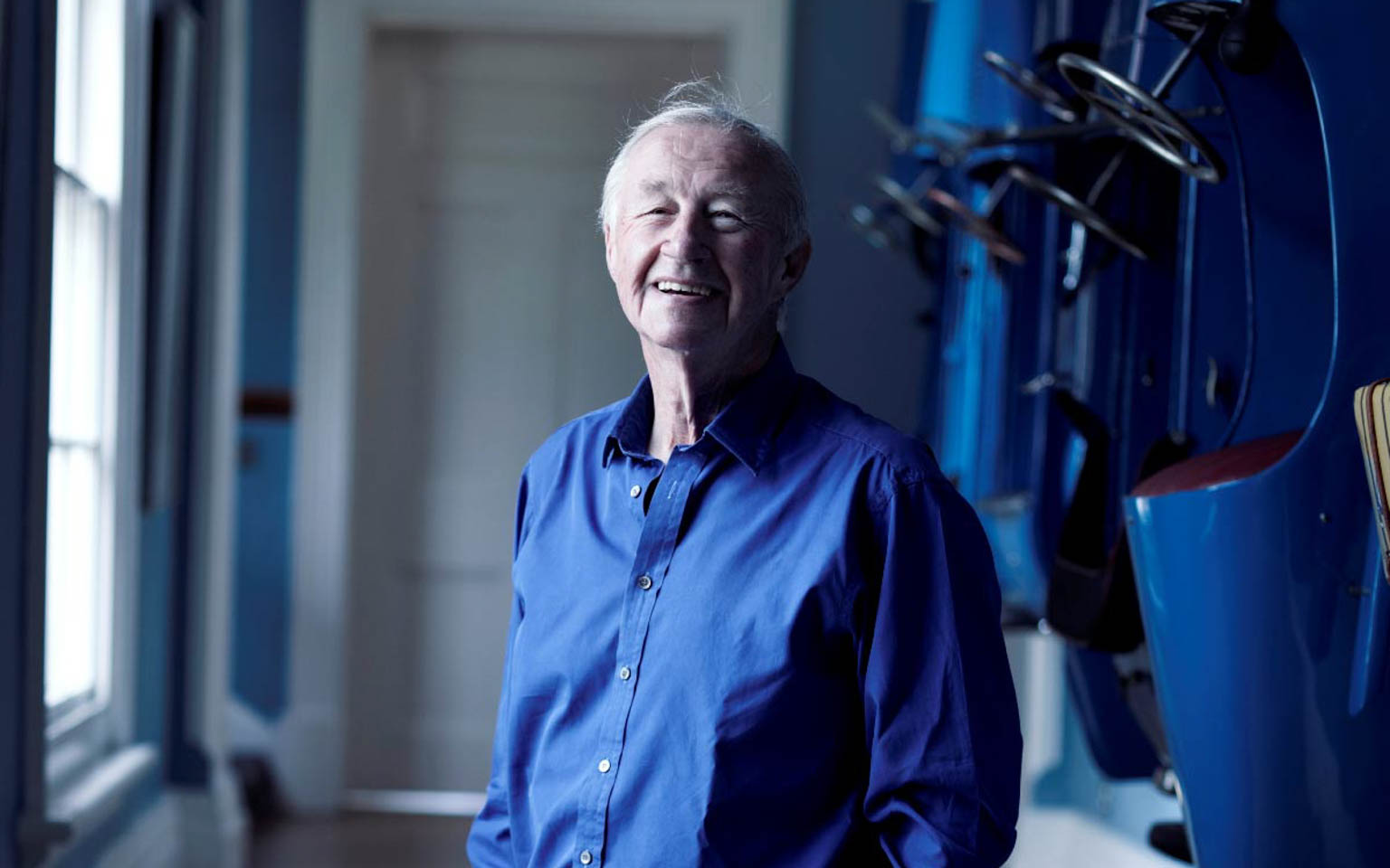 A portrait of Sir Terence Conran