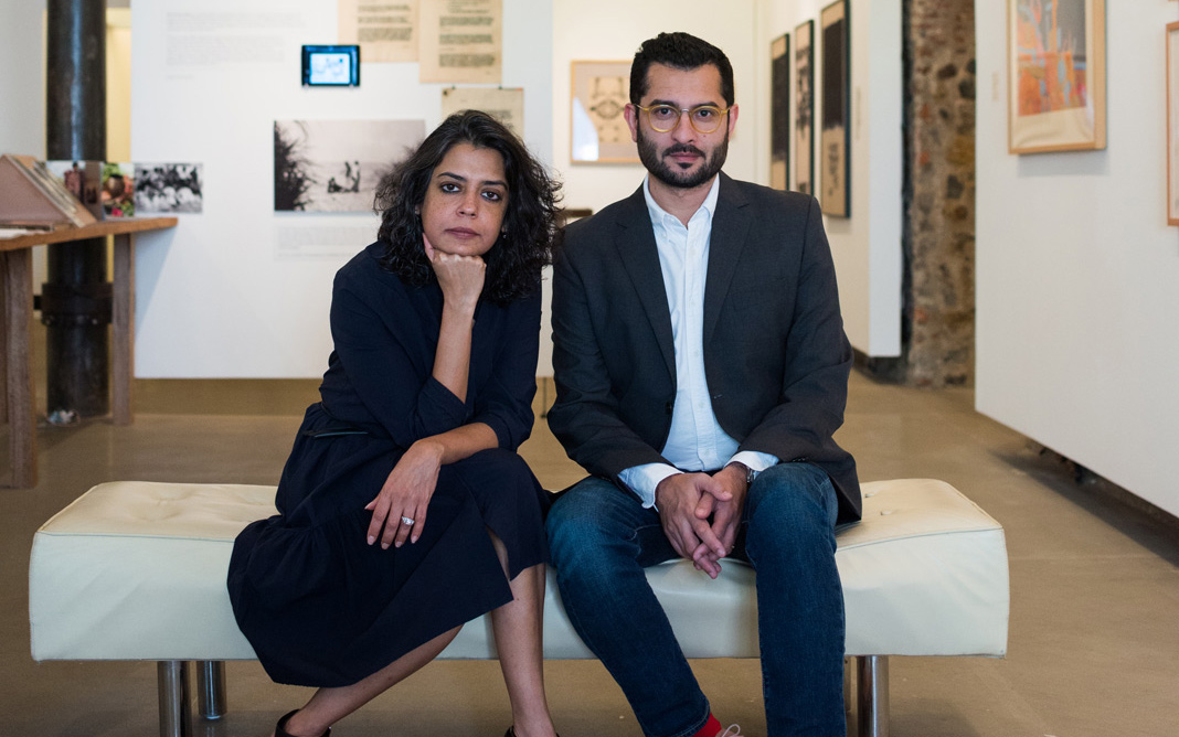 Gallerists Mortimer Chatterjee and Tara Lal