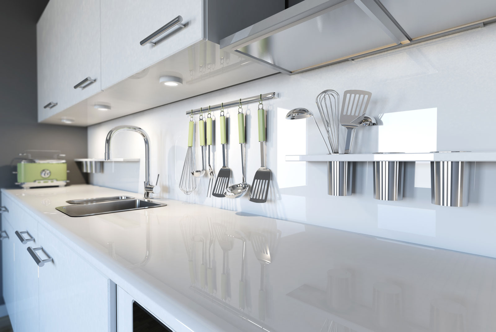 De Cluttering Checklist Modern Kitchen Interiors - Beautiful Homes